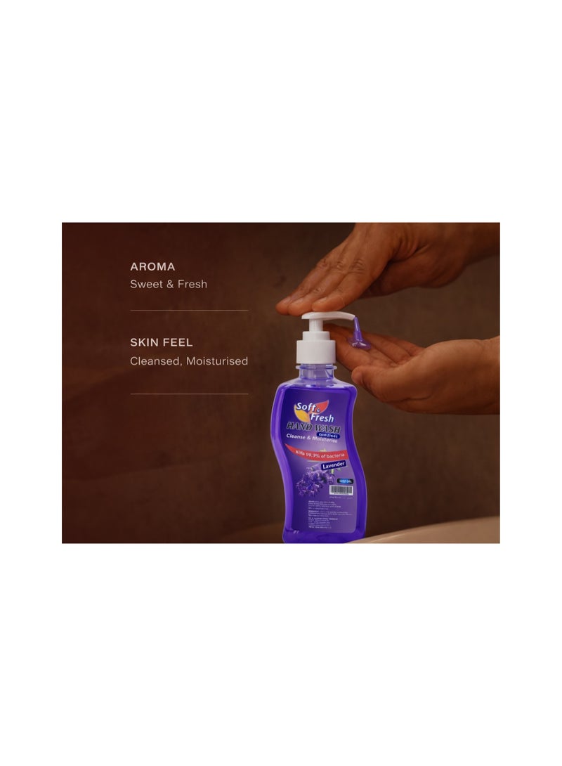 Soft & Fresh Lavender Liquid Hand Wash 500 ml | Refreshing Floral Fragrance | Gentle Daily Cleanser | Soft & Moisturizing Handwash - Image 2